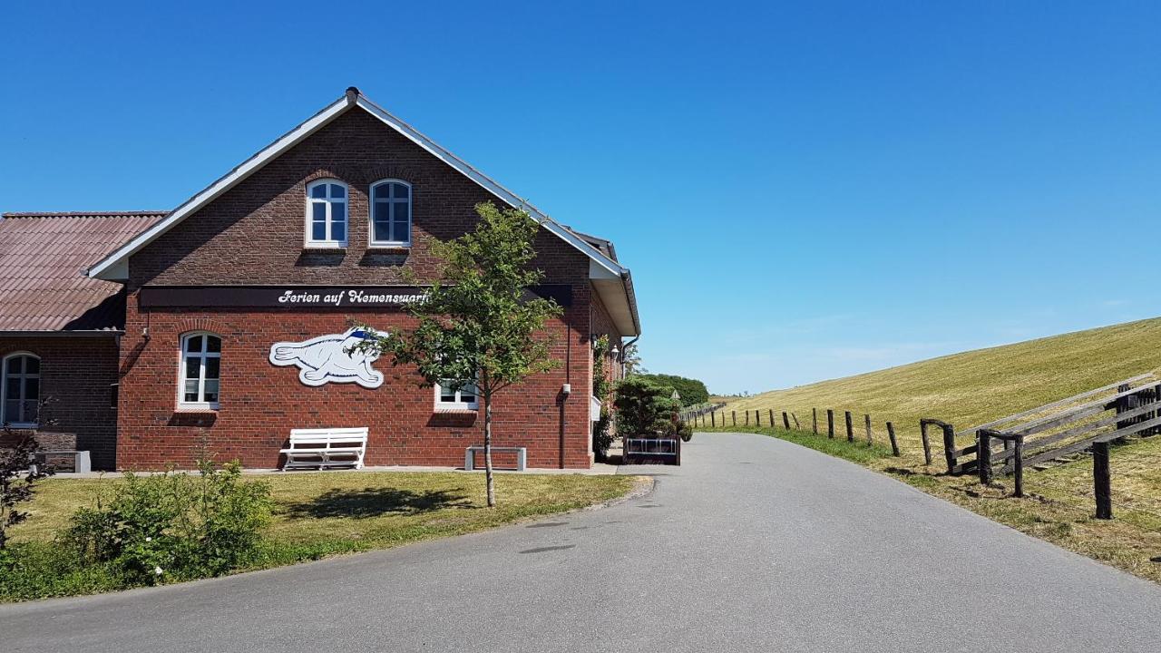 Ferienhaus Hemenswarft direkt an der Nordsee mit Meerblick Emmelsbüll-Horsbüll Exterior foto