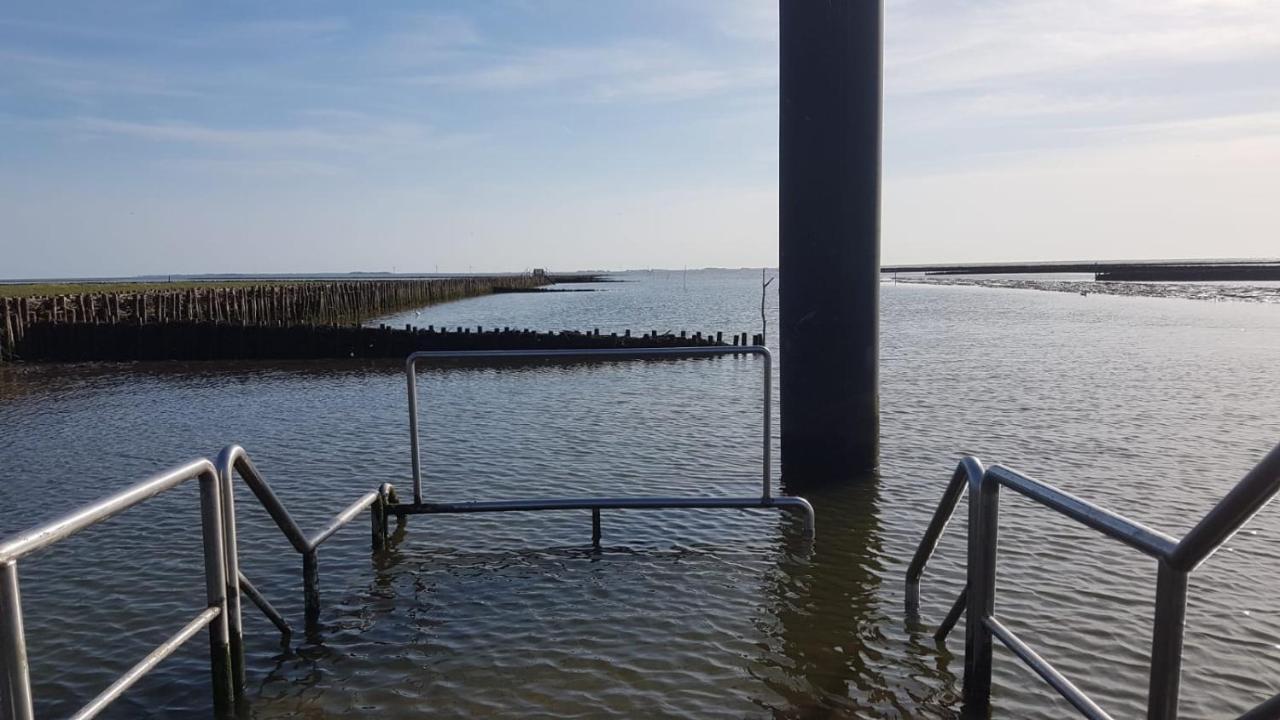 Ferienhaus Hemenswarft direkt an der Nordsee mit Meerblick Emmelsbüll-Horsbüll Exterior foto
